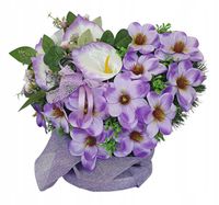 STROIK SERCE XL UNIKALNY NA CMENTARZ KWIATY NA WSZYSTKICH ŚWIĘTYCH