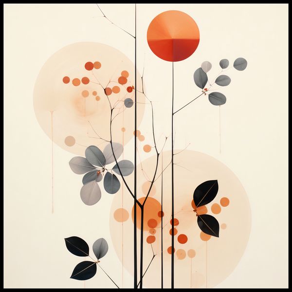 Plakat 80x80cm Jesienna Melodia zdjęcie 2