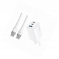 Szybka ładowarka GaN 65W z długim kablem 2m do Samsung Galaxy Z Flip 4 5G