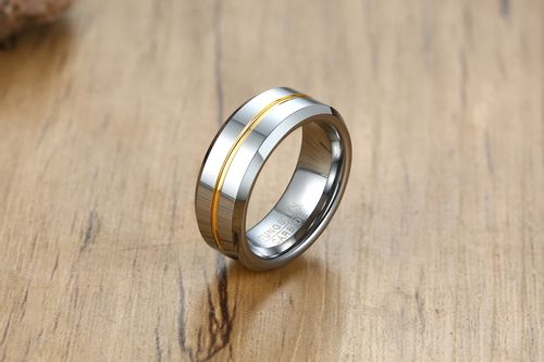 PIERŚCIEŃ OBRĄCZKA z Wolframu WOLFRING EU25 US11 na Arena.pl