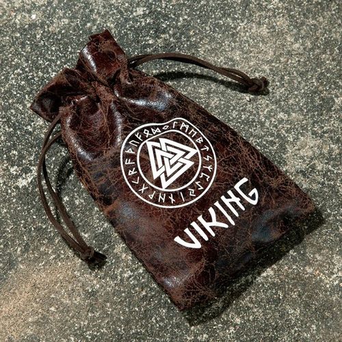 Okrągła Zawieszka Wikingów Runy Nordyckie Stal Chirurgiczna na Arena.pl