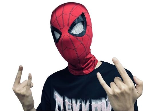 Spiderman MASKA OCZY SĄ RUCHOME SUPER HERO MASKA COSPLAY na Arena.pl