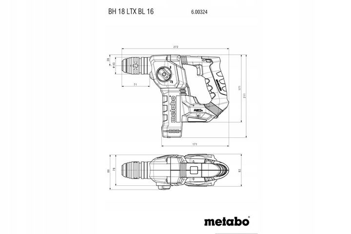 Zestaw elektronarzędzi Metabo Combo Set 2.5.2 18V zdjęcie 4