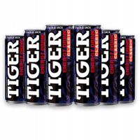 Tiger Energy Drink Classic Gazowany napój energetyzujący 250 ml x 6 sztuk