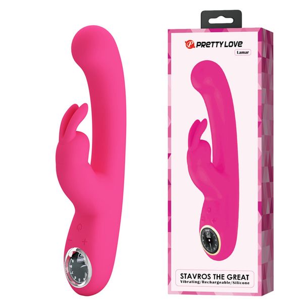 PRETTY LOVE - Lamar Pink, 10 vibration functions 9 speed levels zdjęcie 1