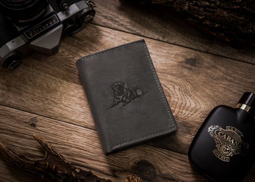 Duży skórzany portfel z indywidualnym wzorem na Arena.pl