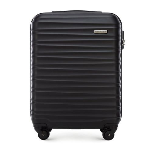 WITTCHEN mała walizka z ABS-u z żebrowaniem czarna na Arena.pl