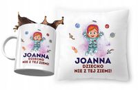 Zestaw Dla Joanny Poduszka + Kubek Dla Dziecka Z Nadrukiem Ze Zdjęciem