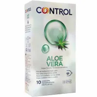 control aloe vera 10 szt. - prezerwatywy nawilżane, naturalny lateks