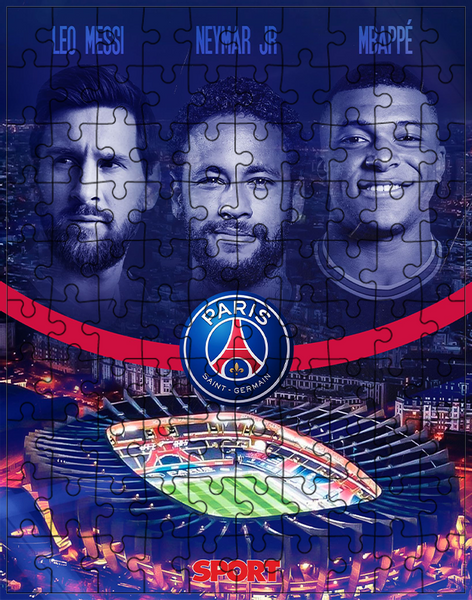 Puzzle Messi Neymar Mbappe zdjęcie 1