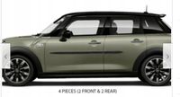 MINI COOPER 2014-2022 - Listwy CZARNE Boczne Drzwi