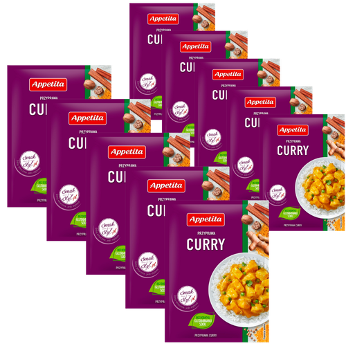 Appetita Przyprawa curry 20 g x 10 sztuk na Arena.pl