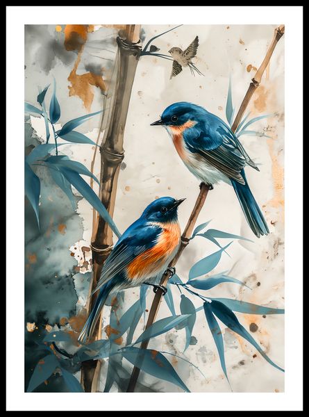 Plakat 42x59,4cm Trzy Ptaki zdjęcie 3