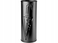 STOJAK NA PARASOLE PARASOLKI PARASOLNIK CEDRIC METALOWY CZARNY 49CM PARASOL