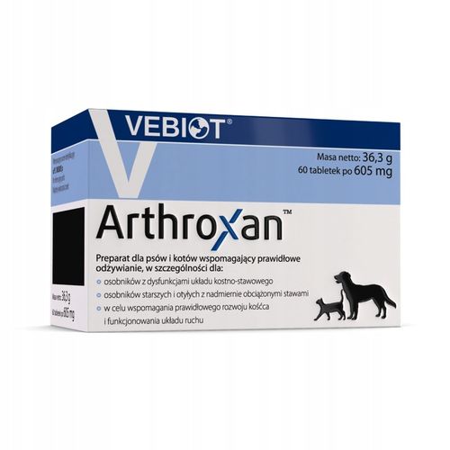 Vebiot Arthroxan 60 tabletek pies kot na Arena.pl