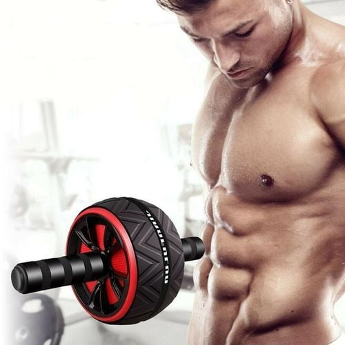 ROLLER KÓŁKO DO ĆWICZEŃ MIĘŚNI BRZUCHA AB WHEEL + MINI MATA na Arena.pl