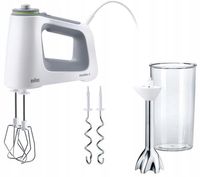 Mikser ręczny Braun MultiMix5 HM5107 9 Biegów 750W do Mieszania Ubijania