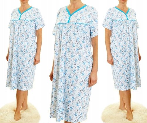 Koszula nocna wygodna PIŻAMA bawełna ELA MEGA PLUS SIZE na Arena.pl