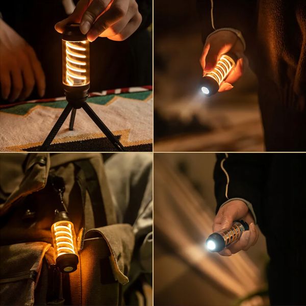 lampka multifunkcujna z mini statywem ładowana usb ściemnialna zdjęcie 3