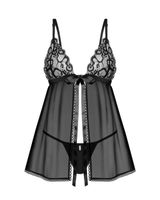 babydoll i stringi xl/2xl blomentis obsessive