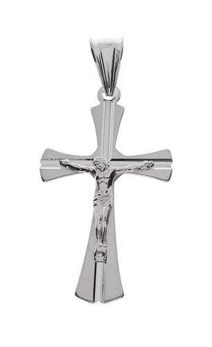 SREBRNY PEŁNY KRZYŻYK KRZYŻ Z PASYJKA DO ŁAŃCUSZKA SOLIDNY PR. 925 + GRAWER na Arena.pl