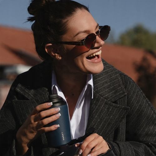 Kubek Termiczny ze stali nierdzewnej BPA FREE Simply Cup 340 ml - Ink Blue na Arena.pl