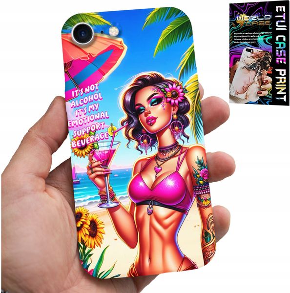 ETUI DO IPHONE 16e - IT'S NOT ALCOHOL IT'S MY EMOTIONAL CASE zdjęcie 1