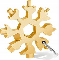 Multitool Narzędzie Wielofunkcyjne Turystyczne 18w1 Złoty Outdoor