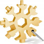 Multitool Narzędzie Wielofunkcyjne Turystyczne 18w1 Złoty Outdoor