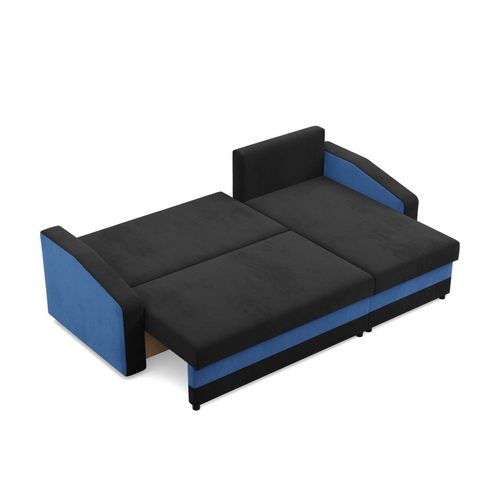 Narożnik uniwersalny, mikrofaza, AURELO, 231x140x92, granatowy | TYLETEGOTU na Arena.pl