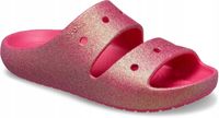 Crocs Damskie Lekkie Buty Klapki Classic Iridescent Glitter Sandal 41-42