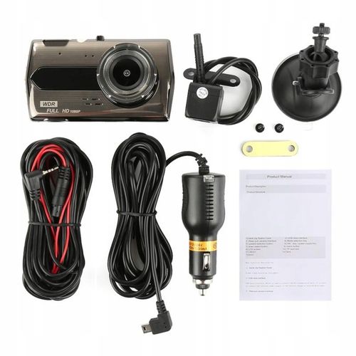KAMERA REJESTRATOR JAZDY VIDEO PRZÓD I TYŁ FUUL HD na Arena.pl