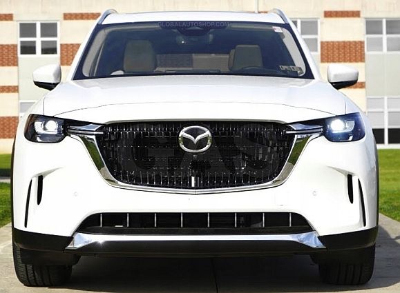 Mazda CX-90 -Chromowane Listwy Grill Chrom Atrapy Zderzaka Tuning zdjęcie 1