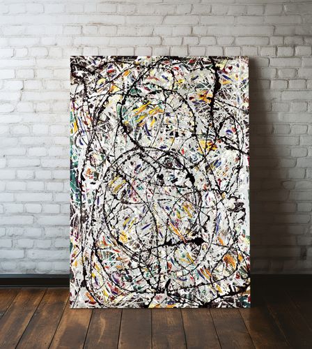 Obraz na płótnie jackson pollock reprodukcja 80x120 cm na Arena.pl