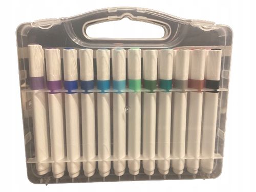 FLAMASTRY PISAKI AKRYLOWE DO RÓŻNYCH POWIERZCHNI 24 szt na Arena.pl