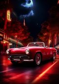 Plakat 64x90cm Motoryzacyjny Wrzask