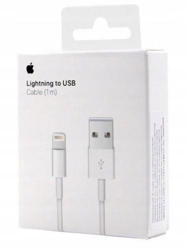 Kabel Apple USB 2.0 - Lightning 1m biały na Arena.pl
