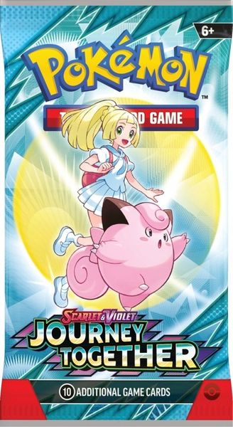 Pokémon TCG: Journey Together Booster Pack + kod - oryginał zdjęcie 2