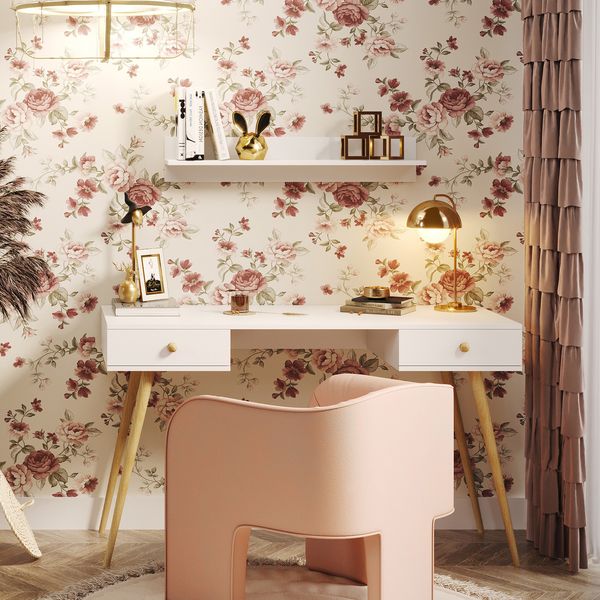 Wisząca półka BOHO 90 cm - Biały mat zdjęcie 2