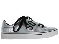 Juicy Couture Trampki Damskie - Clorinda - rozmiar 40 - Srebrne Shiny Nylon