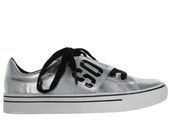 Juicy Couture Trampki Damskie - Clorinda - rozmiar 40 - Srebrne Shiny Nylon