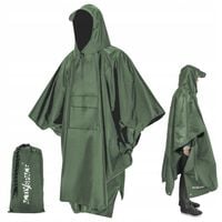 PELERYNA PRZECIWDESZCZOWA PONCZO PONCHO Z KAPTUREM PŁASZCZ