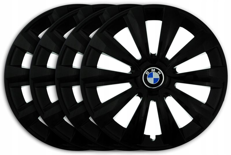 KOŁPAKI 16 BMW E90 F30 E39 E60 E87 F20 CZARNE DLC zdjęcie 1