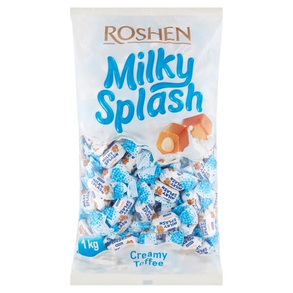 Toffi Cukierki Milky Splash Roshen 1 kg zdjęcie 1