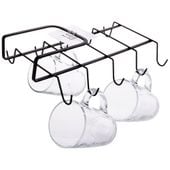 Wieszak na Kubki Filiżanki Podszafkowy Podwieszany Uchwyt bez Wiercenia