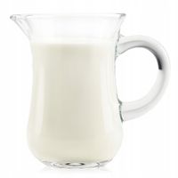 MLECZNIK SZKLANY DZBANUSZEK DO MLEKA DZBANEK NA ŚMIETANKĘ SOSY BEZBARWNY