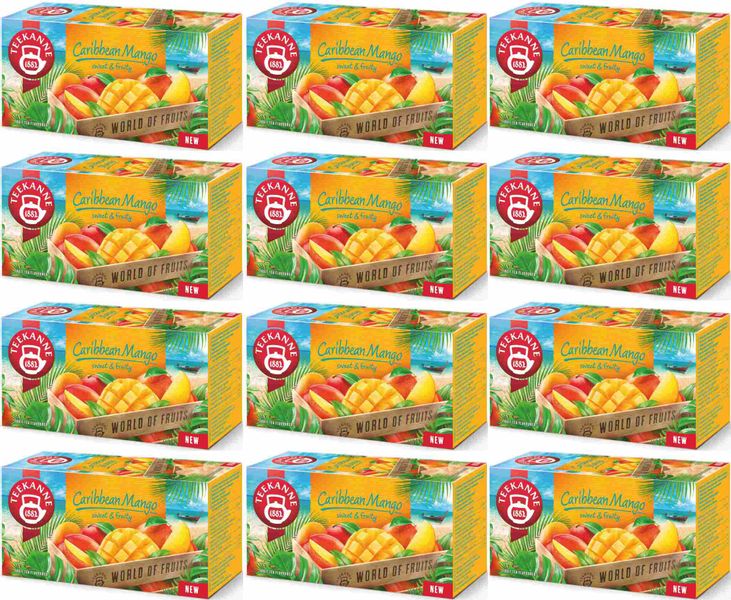 (x12) TEEKANNE 20tb Caribbean Mango zdjęcie 1