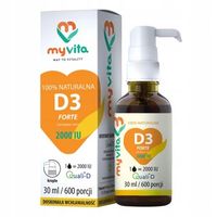 MyVita NATURALNA WITAMINA D3 2000 w 1 kropli 30ml
