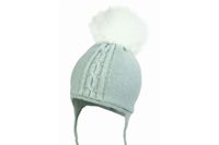 Jamiks NUSA czapka zimowa jenot brudna mięta 50-52