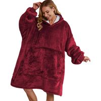 KOC BLUZA CIEPŁA PREZENT DZIEŃ KOBIET KOLORY OVERSIZE BORDOWA